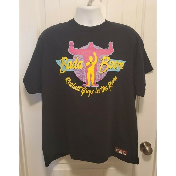 WWE Enzo Amore Big Cass Realest Guys in the Room Shirt XXL 2XL Bada Boom Black - Picture 2 of 5